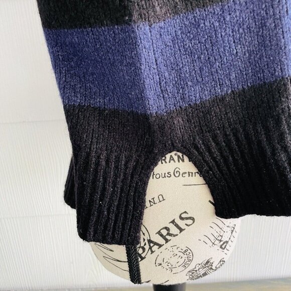 Vince Pullover Sweater Striped Cashmere Silk Blend - Women Size Small (j6) - Picture 4 of 10